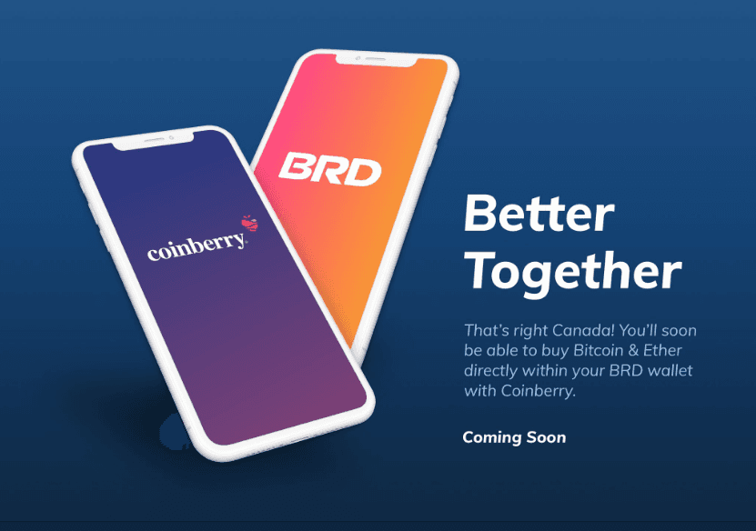 Coinberry to Allow 1.2 M BRD Customers Benefit from No-Fee Trading Services