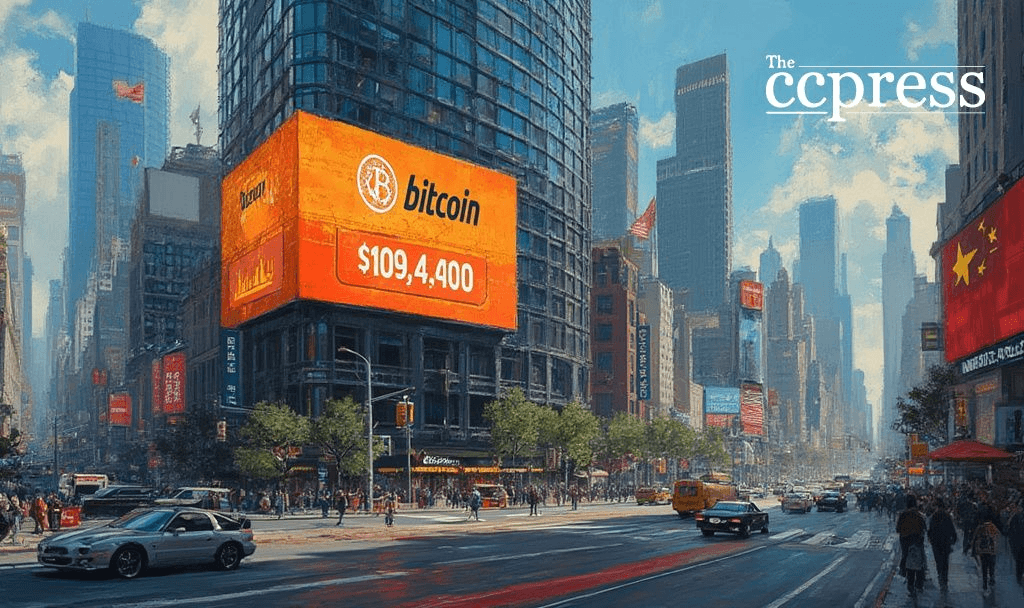 Bitcoin Hits $109K Amid US-China Trade Easing