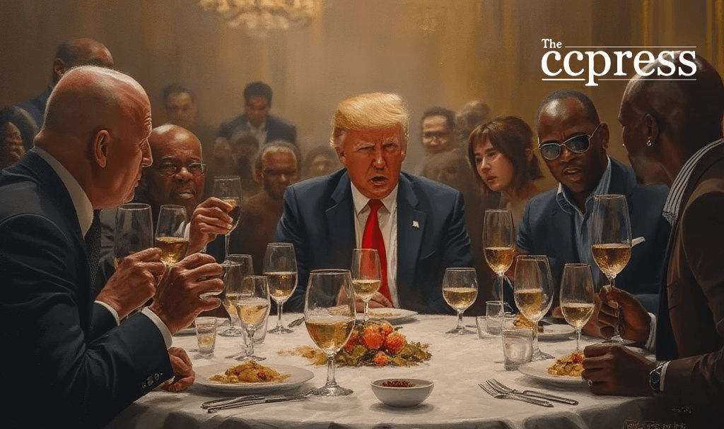 TRUMP Coin Drops 4% Amid Protest at Trump Dinner