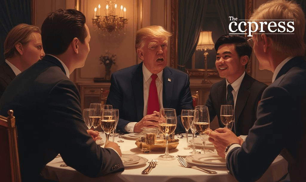 Trump Hosts Crypto Dinner at Virginia Golf Club