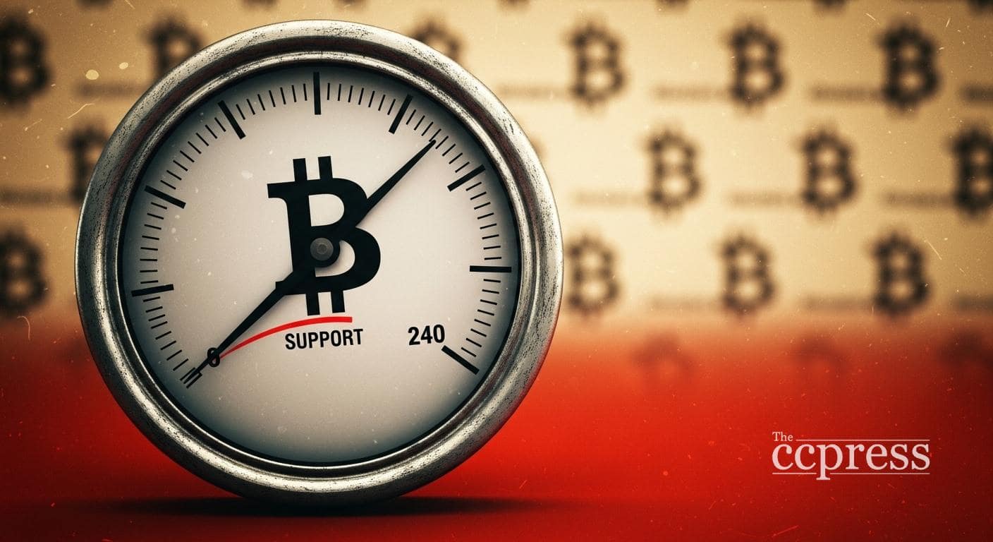 Bitcoin trades near support ahead of FOMC as ETF flows cool