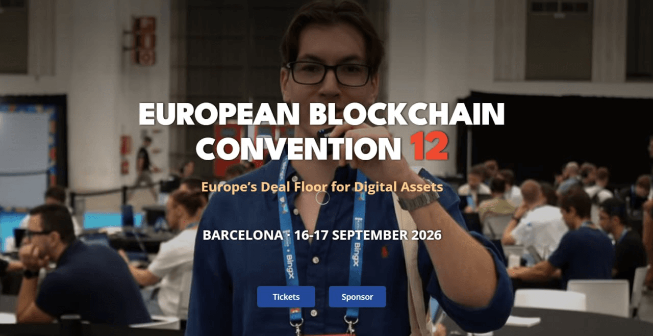 European Blockchain Convention returns to Barcelona as institutional capital moves to the centre of the digital asset market