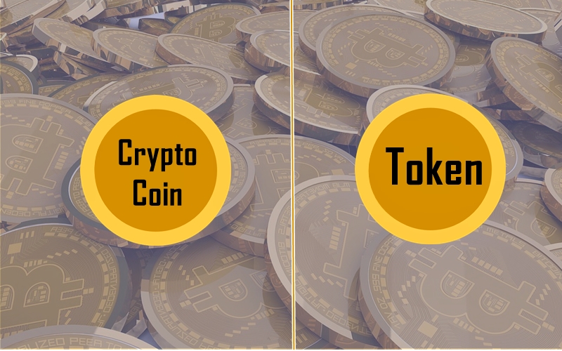 difference between a crypto coin and a crypto token