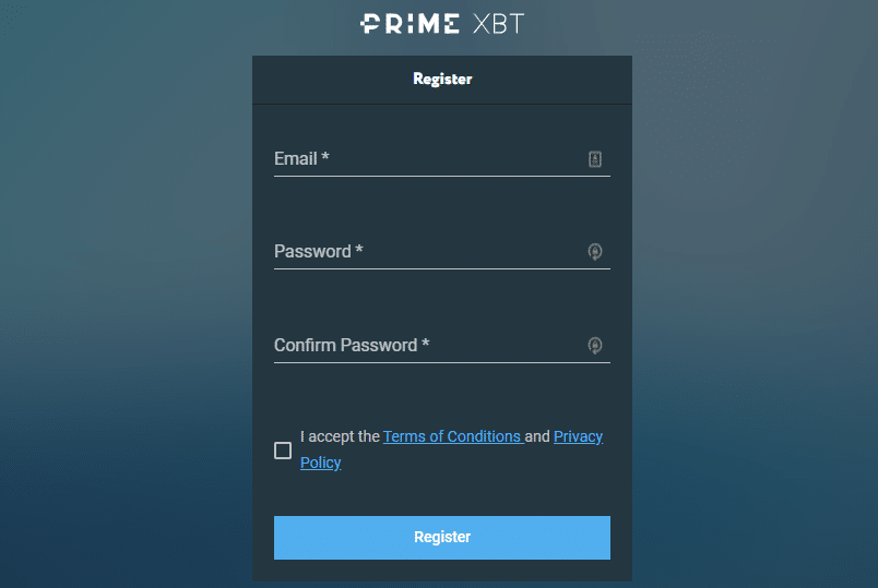 Prime XBT Register