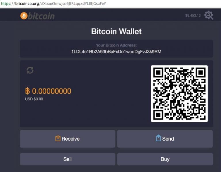 add bitcoin wallet to website