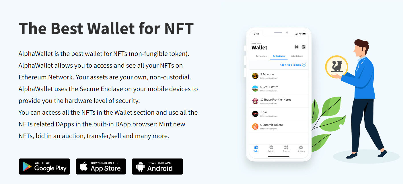 AlphaWallet nft wallet