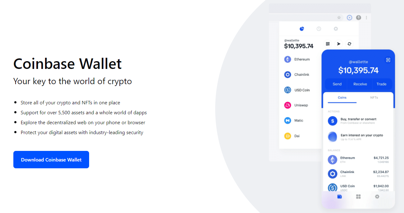 Coinbase - Best NFT Wallet