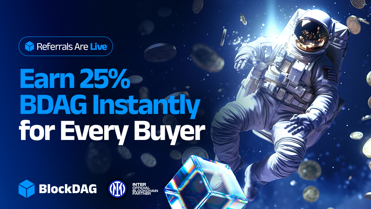 DOT Treasury Concerns, DOGE Builds Momentum, & BlockDAG Unleashes 25% Referral Bonus