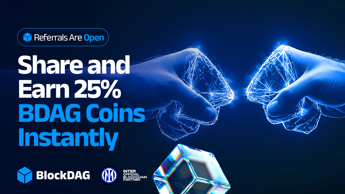 SHIB Slides 10%, Cardano Fades, While BlockDAG’s Referral Wave Pulls in Buyers