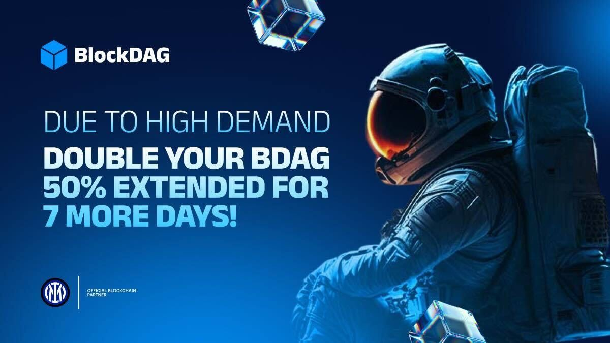 Before DOGE Hits $0.65 or SOL Breaks $190, BDAG Lets You Double for 50% - Offer Ends Soon