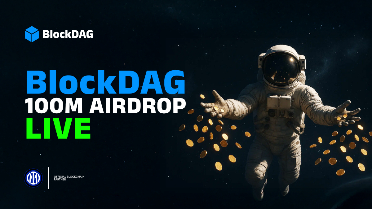 BlockDAG's 100M Airdrop Leads As SOL Slide & DOT Test Support