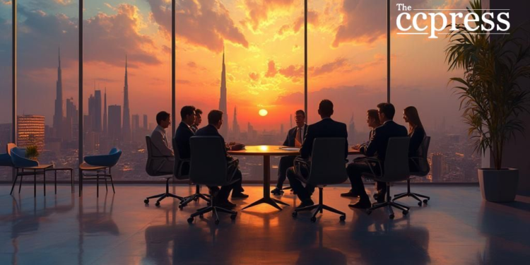 btc treasury uae office sunset