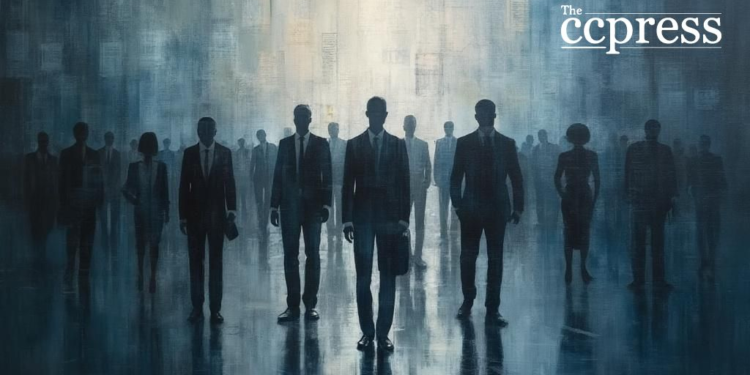 corporate examination artwork