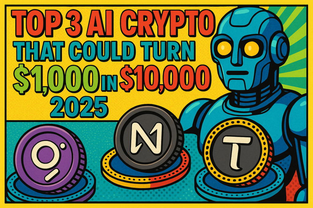 Top 3 AI Cryptos to Watch — Could $1,000 Grow Into $10,000 by 2025?
