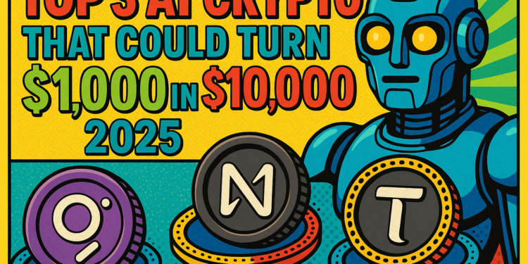 Top 3 AI Cryptos to Watch — Could $1,000 Grow Into $10,000 by 2025?