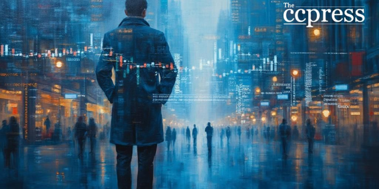 abstract finance forecast scene