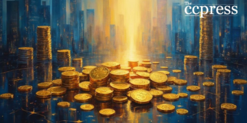abstract financial triumph painting