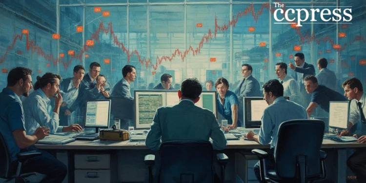 anxious brokers chaotic office