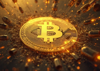 bitcoin digital gold oil painting