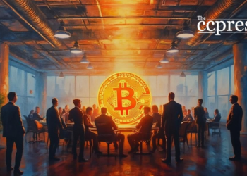 bitcoin leaders oil painting