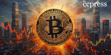 bitcoin market volatility painting