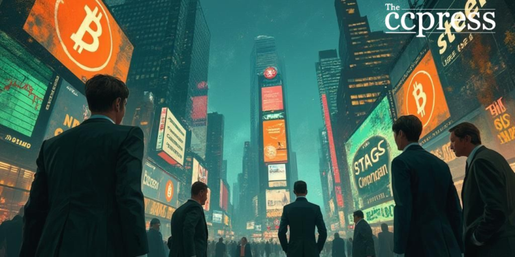 bitcoin surge financial district