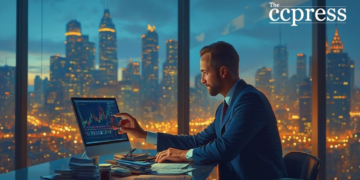bitcoin visionary oil painting