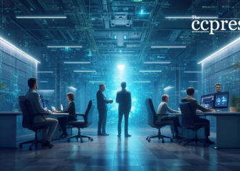 bitmine futuristic office art