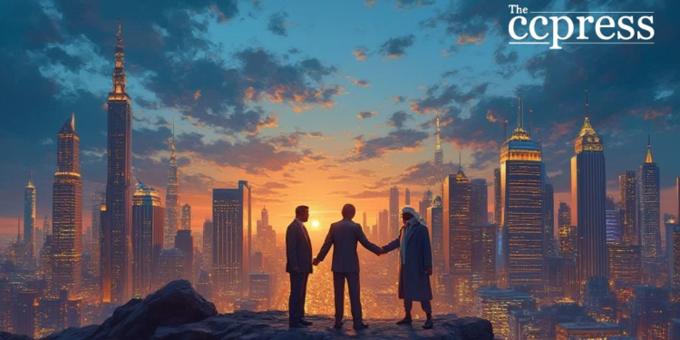 blackrock aramco dusk deal painting