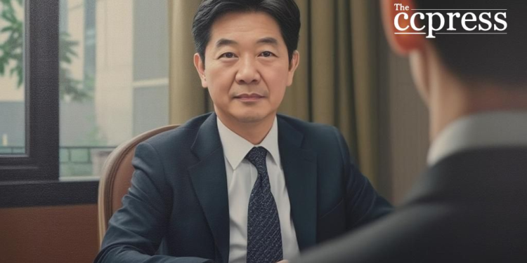 changpeng zhao office portrait