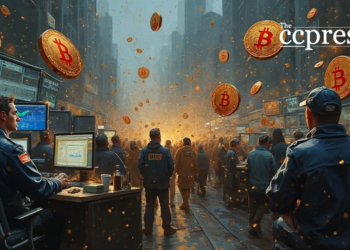 chaotic bitcoin trading scene