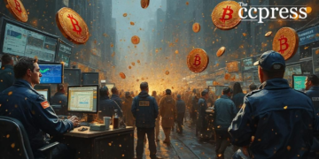 chaotic bitcoin trading scene