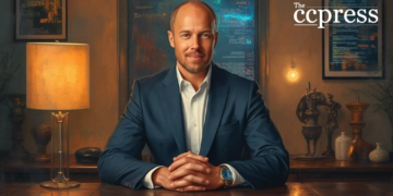 coinbase ceo oil painting