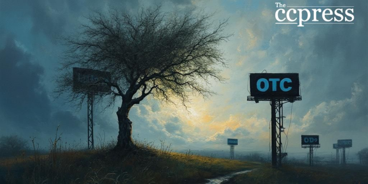 corporate split symbolism painting