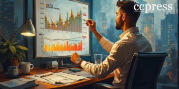 crypto analyst oil painting