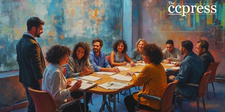 crypto education workshop scene