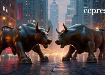 crypto market dynamics painting