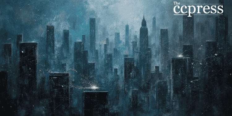 digital chaos oil painting