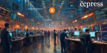 dynamic stock exchange painting