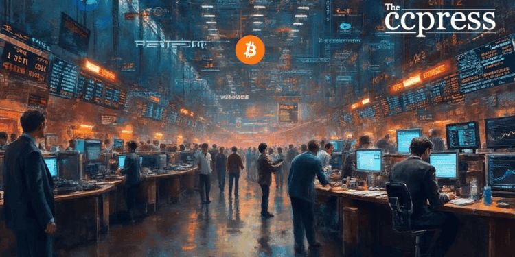 dynamic stock exchange painting