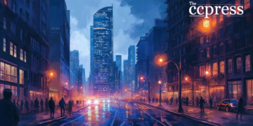 dynamic urban blockchain scene