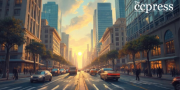 dynamic urban financial scene