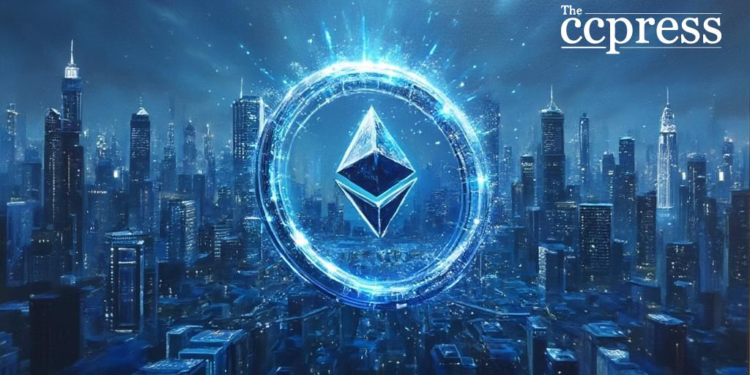 ethereum abstract oil painting