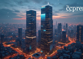 ethereum adoption cityscape art