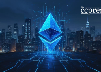 ethereum circuit cityscape art