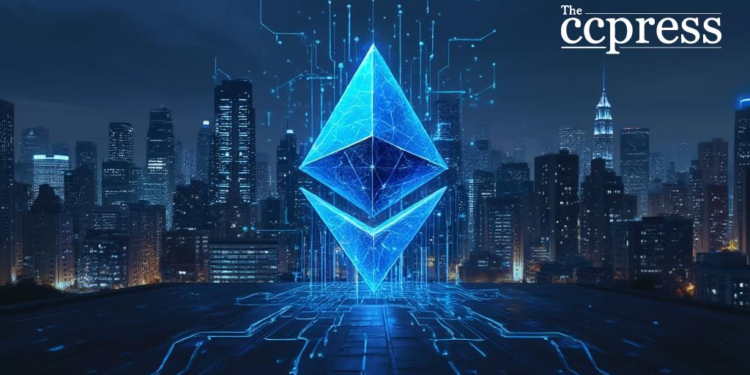 ethereum circuit cityscape art