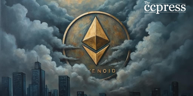 ethereum turmoil oil painting