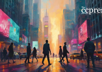 ethereum urban oil painting scene