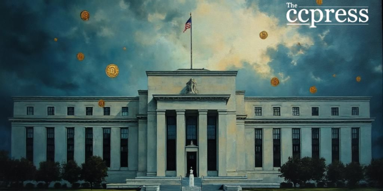 fed storm crypto icons painting