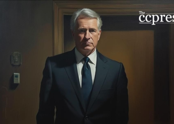 fraud indictment portrait art
